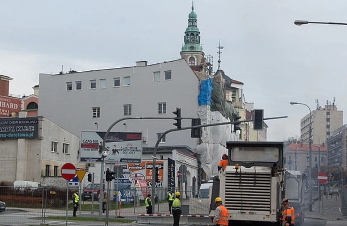 Zmiana na skrzyżowaniu w centrum Olsztyna